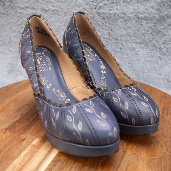 Women's L'Artiste By Spring Step, Robin Blue Pump EU 35 US 5 - Picture 2 of 8